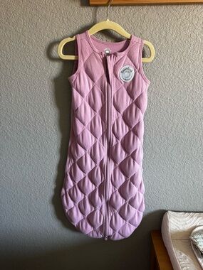 Dreamland Baby Pink Weighted Baby Sleep Sack with Front Zipper